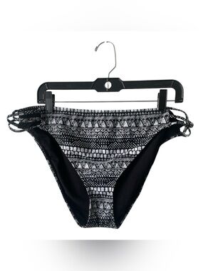 Joe Boxer Black and White Patterned Bikini Bottom